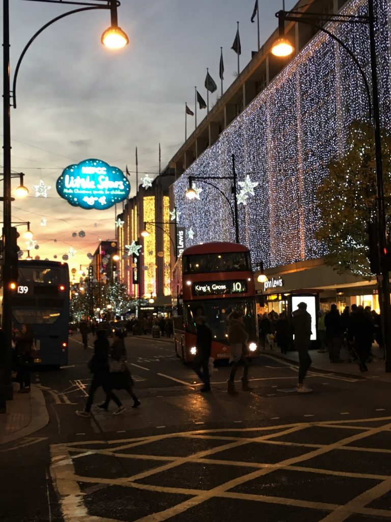 Oxford Street Christmas lights
